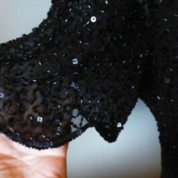 FRANK USHER Vintage Beaded Top - Picture 6 of 7